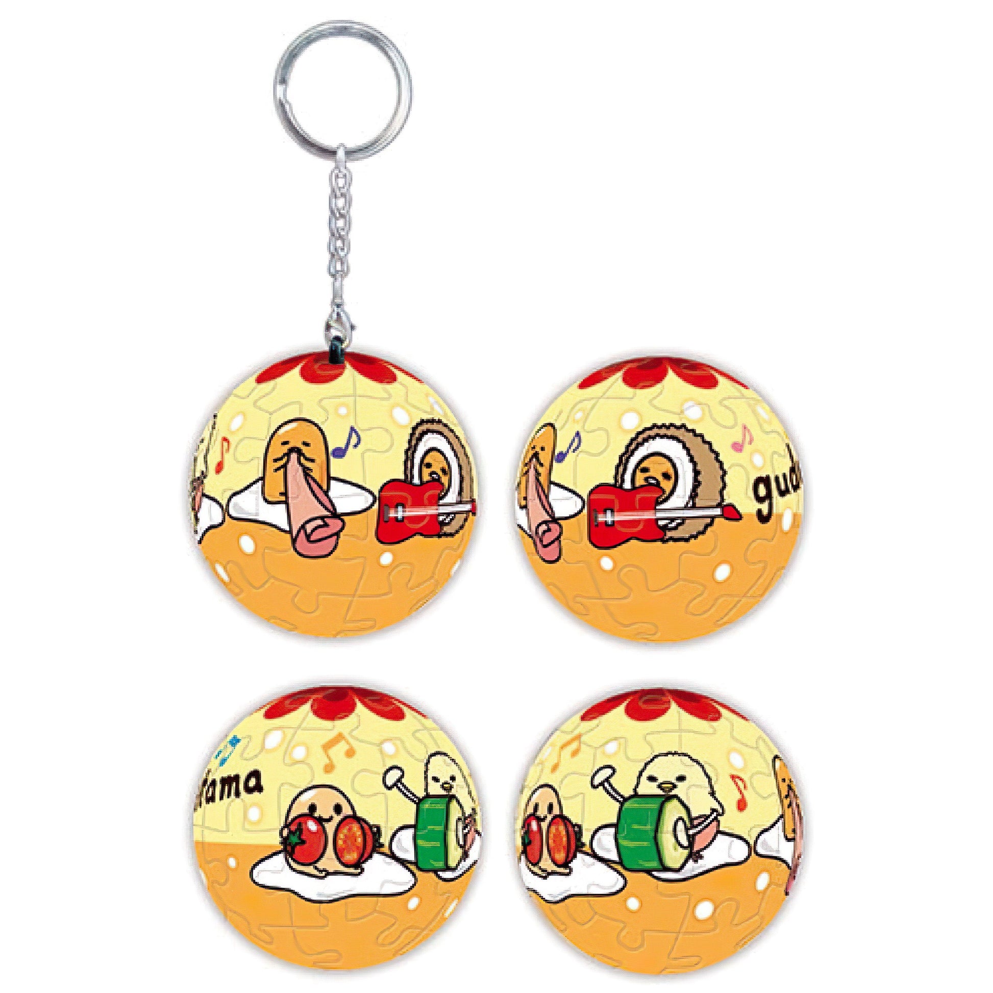 hundred-pictures-hp0124264-gudetama-music-group-24-pieces-plastic-keychain-puzzle