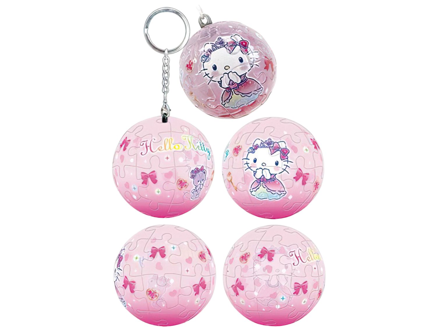 hundred-pictures-hp0124281-hello-kitty-gem-princess-24-pieces-plastic-keychain-puzzle