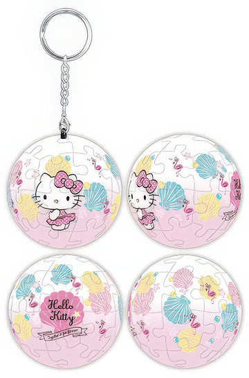 hundred-pictures-hp0124297-hello-kitty-summer-flamingo-24-pieces-keychain-puzzle