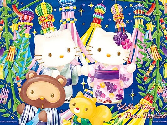 Hundred Pictures • Hello Kitty • Tanabata Wish　300 PCS Jigsaw Puzzle