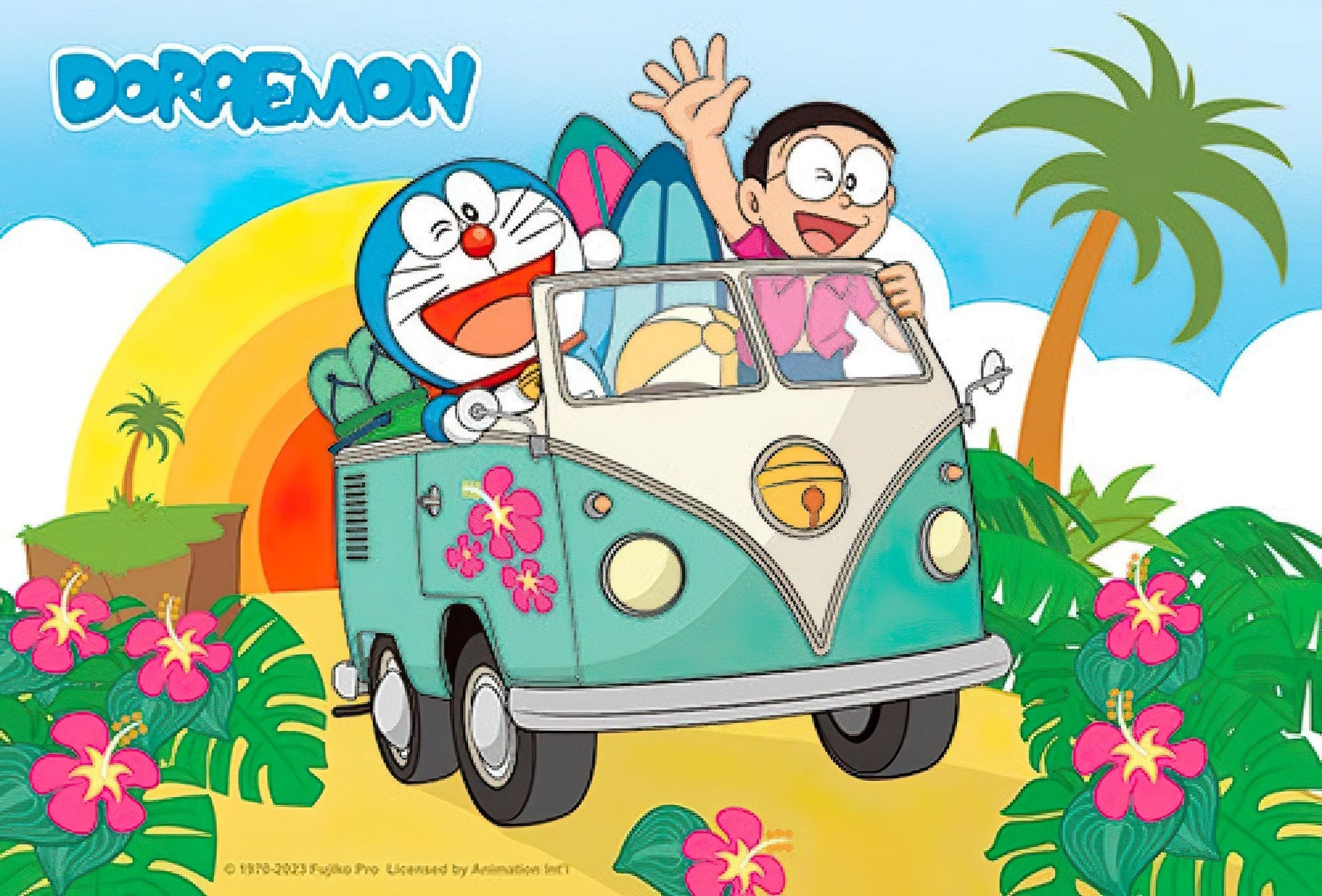 hundred-pictures-hp0300s-246-doraemon-happy-holidays-300-pieces-jigsaw-puzzle