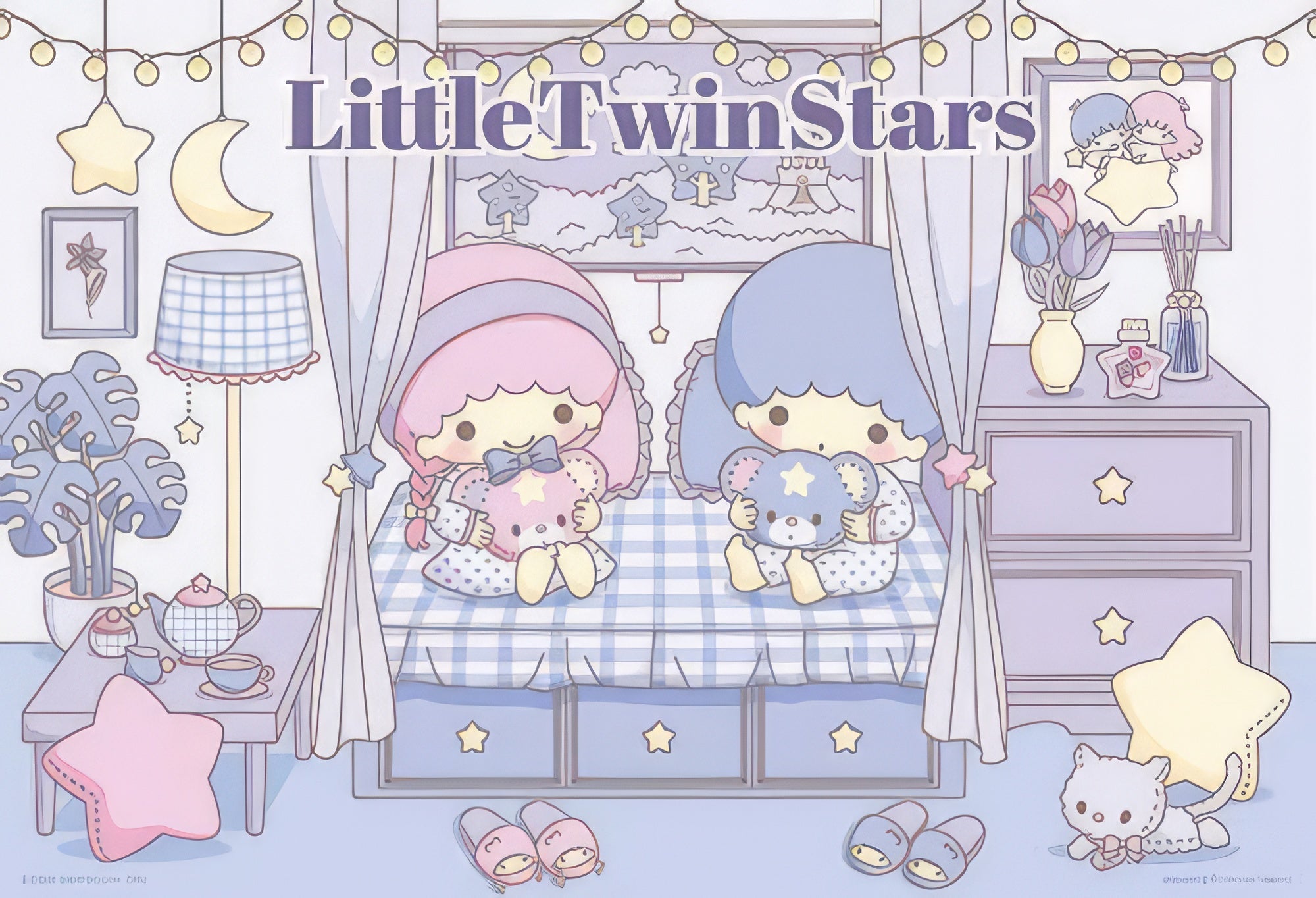 hundred-pictures-hp0300s-256-little-twin-stars-(room-series)-cozy-dollhouse-300-pieces-jigsaw-puzzle
