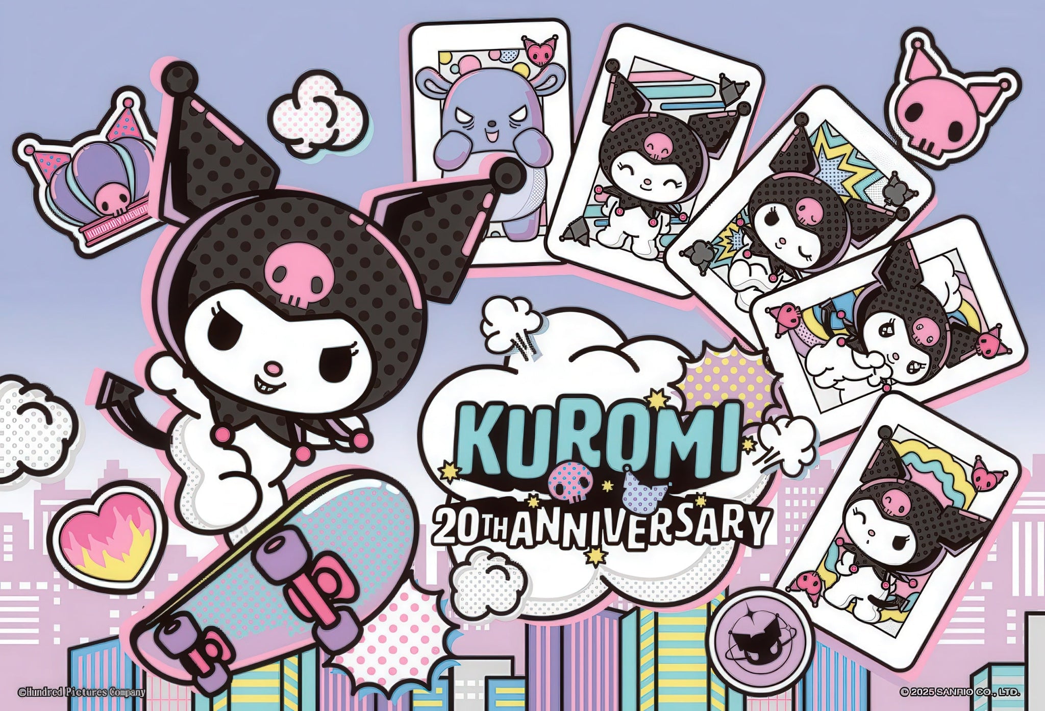 hundred-pictures-hp0300s-274-kuromi-(anniversary-series)-street-style-300-pieces-jigsaw-puzzle