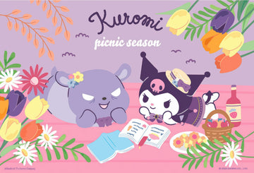 hundred-pictures-hp0300s-278-kuromi-reading-time-300-pieces-jigsaw-puzzle