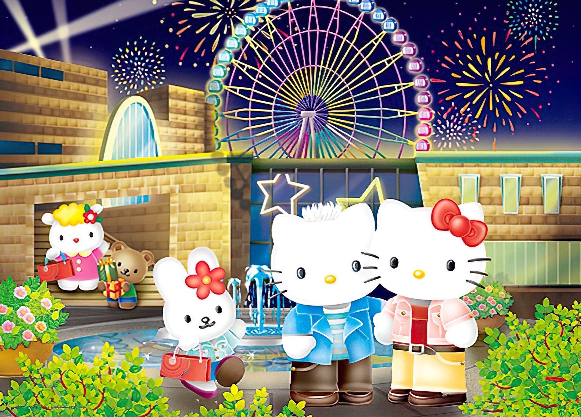 hundred-pictures-hp0520-146-hello-kitty-&-dear-daniel-fireworks-ferris-wheel-520-pieces-jigsaw-puzzle