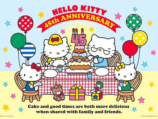 Hundred Pictures • Hello Kitty • Sanrio 45th Anniversary / Family Time (B)　520 PCS　Jigsaw Puzzle