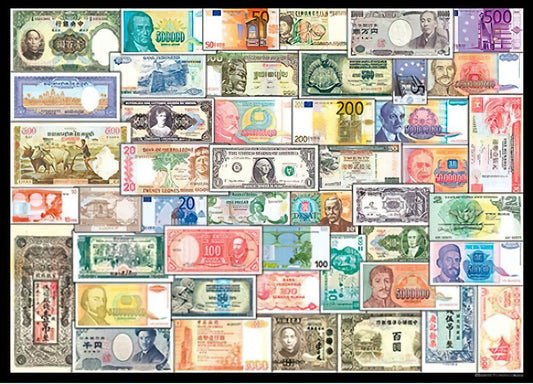 Hundred Pictures HP0520-211　Banknotes of the World　520 Pieces Jigsaw Puzzle