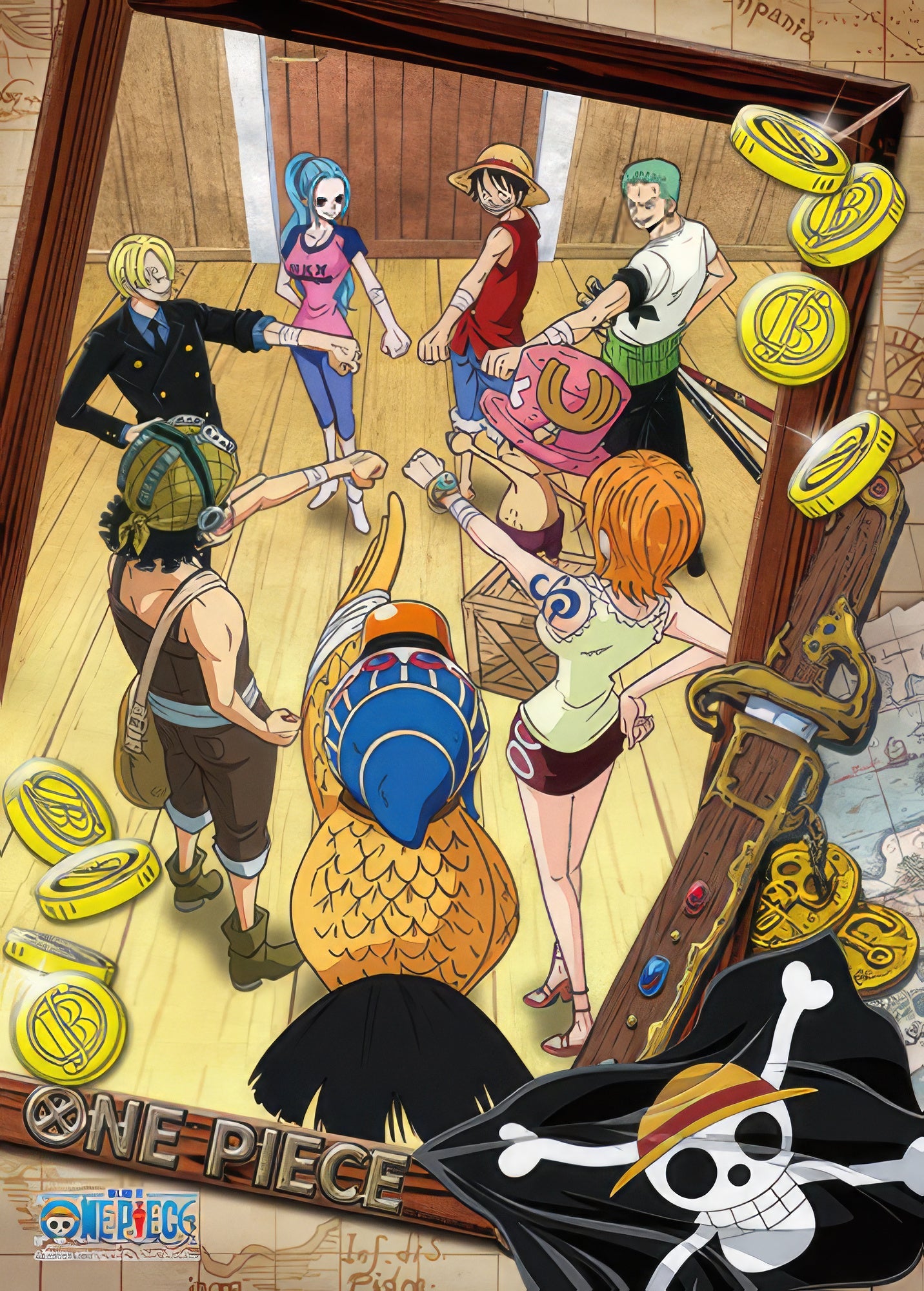 hundred-pictures-hp0520-256-one-piece-straw-hat-crew-(4)-520-pieces-jigsaw-puzzle