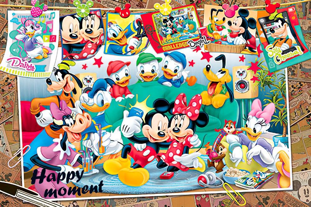 hundred-pictures-hpd01000-047-mickey-friends-memories-with-friends-1000-pieces-jigsaw-puzzle