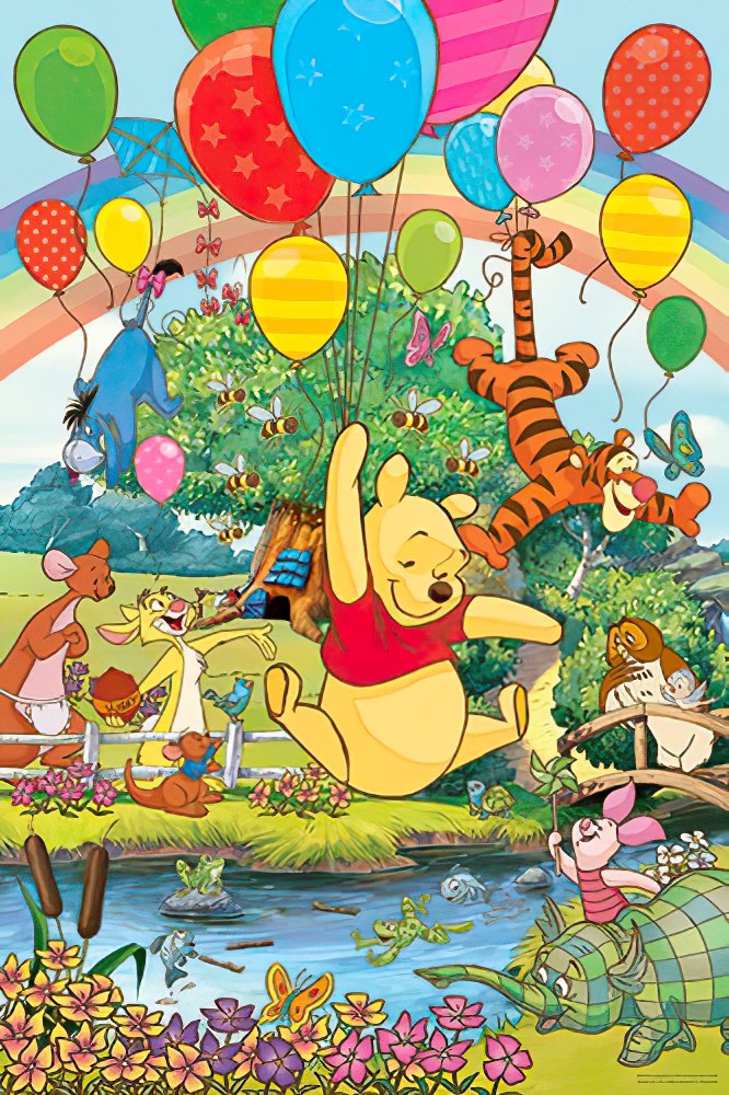 hundred-pictures-hpd01000-051-winnie-the-pooh-dream-flight-1000-pieces-jigsaw-puzzle