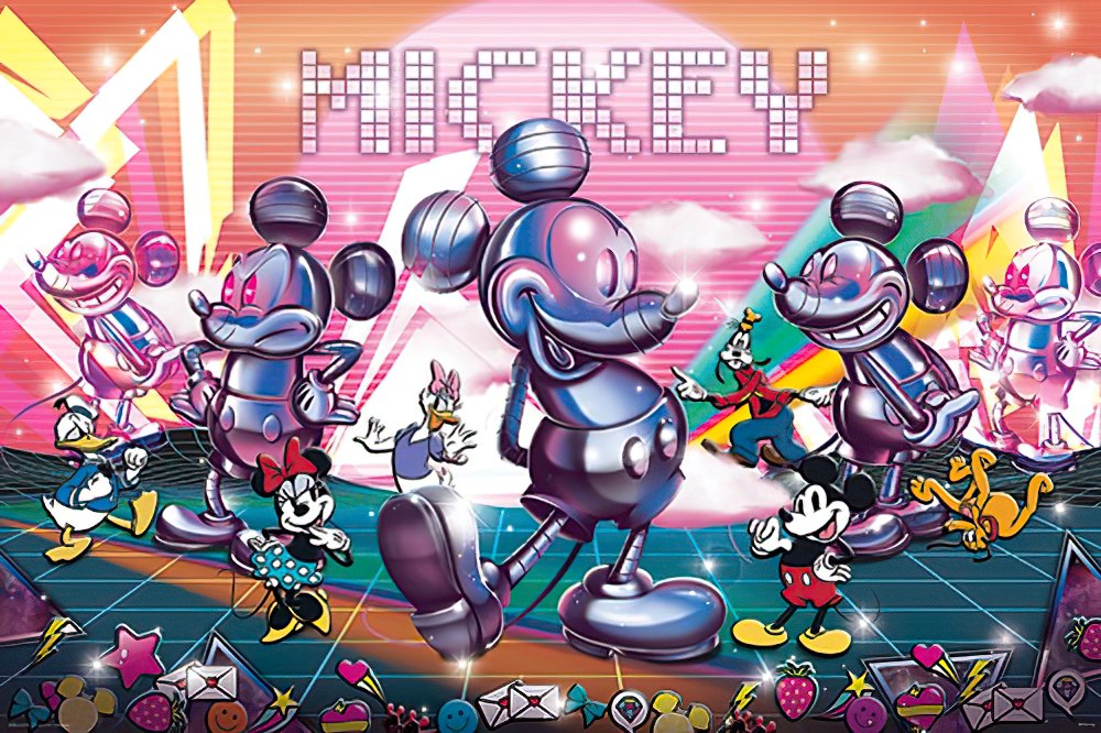 hundred-pictures-hpd01000-097-mickey-mouse-&-friends-(4)-1000-pieces-jigsaw-puzzle