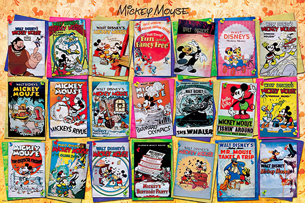 hundred-pictures-hpd01000-105-mickey-mouse-(collection-poster-series)-mickey-(1)-1000-pieces-jigsaw-puzzle