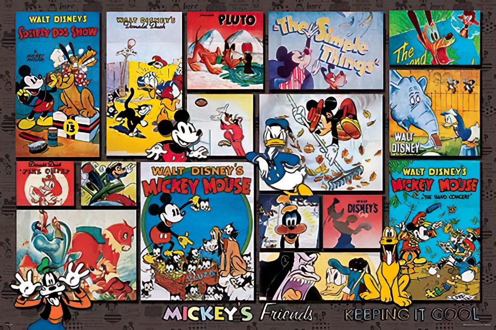 hundred-pictures-hpd01000-107-mickey-friends-2-1000-pieces-jigsaw-puzzle