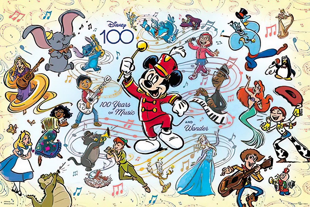 hundred-pictures-hpd01000-111-disney-(disney-100th-celebration)-celebrating-anniversary-1000-pieces-jigsaw-puzzle
