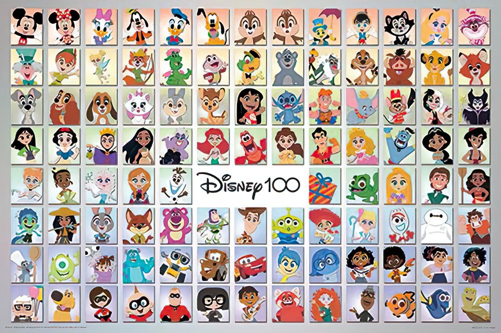 hundred-pictures-hpd01000-116-disney-together-with-good-friends-1000-pieces-jigsaw-puzzle