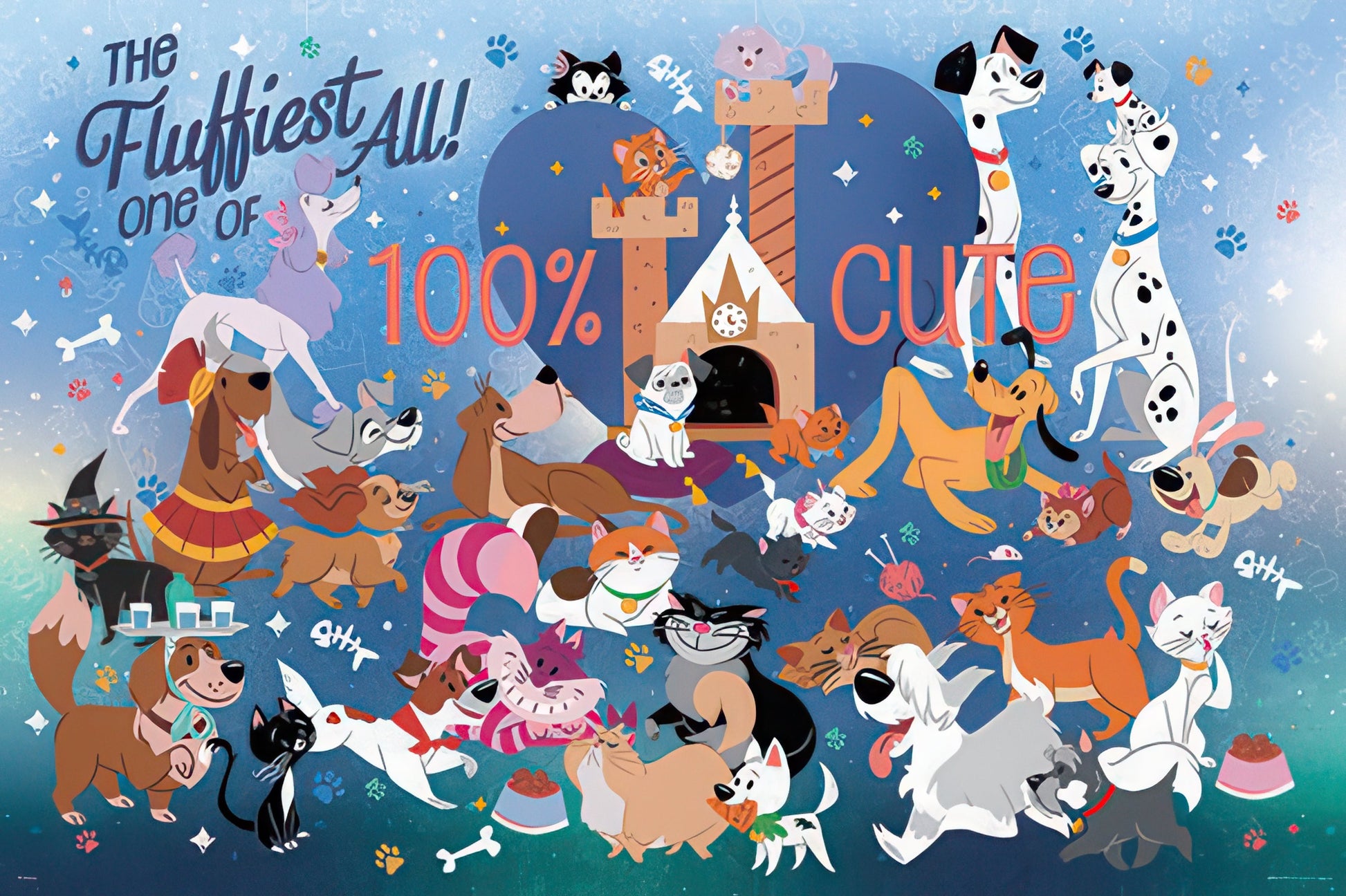 hundred-pictures-hpd01000-129-disney-cats-and-dogs-(1)-1000-pieces-jigsaw-puzzle