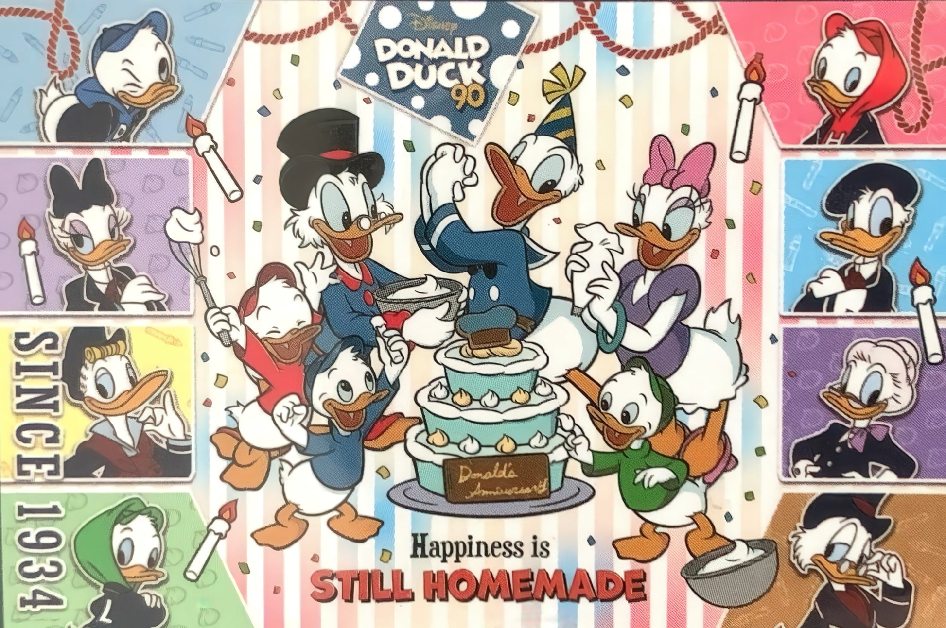 hundred-pictures-hpd01000-131-donald-duck-90th-anniversary-1000-pieces-jigsaw-puzzle