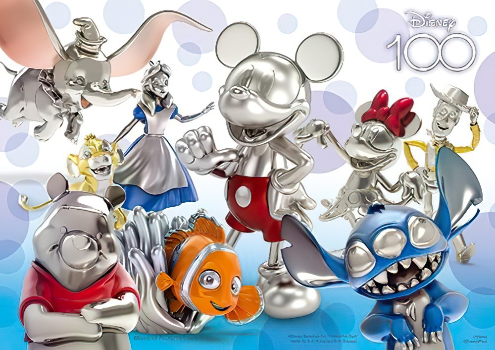 hundred-pictures-hpd0108-256-disney-(disney-100th-celebration)-silver-fashion-108-pieces-jigsaw-puzzle
