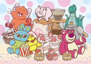 hundred-pictures-hpd0108-291-disney-pixar-fluffy-(dessert-series)-sweet-together-108-pieces-jigsaw-puzzle