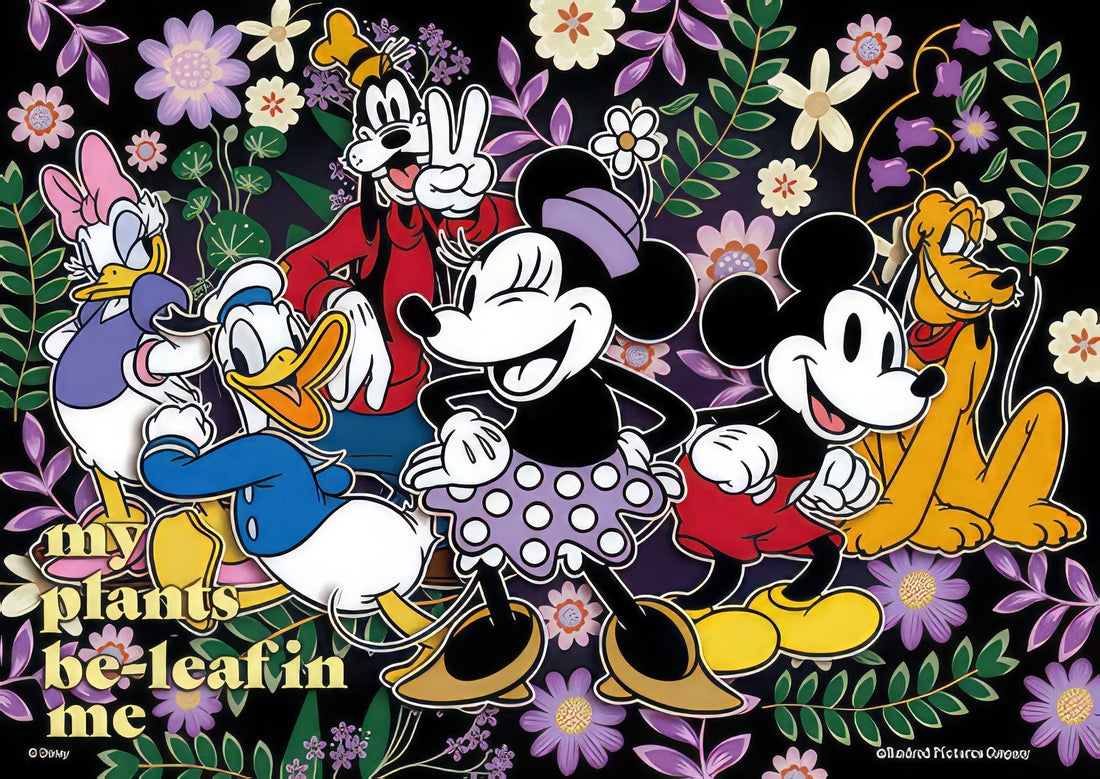 hundred-pictures-hpd0108-294-mickey-mouse-&-friends-(nature-flower-series)-minnie-108-pieces-jigsaw-puzzle