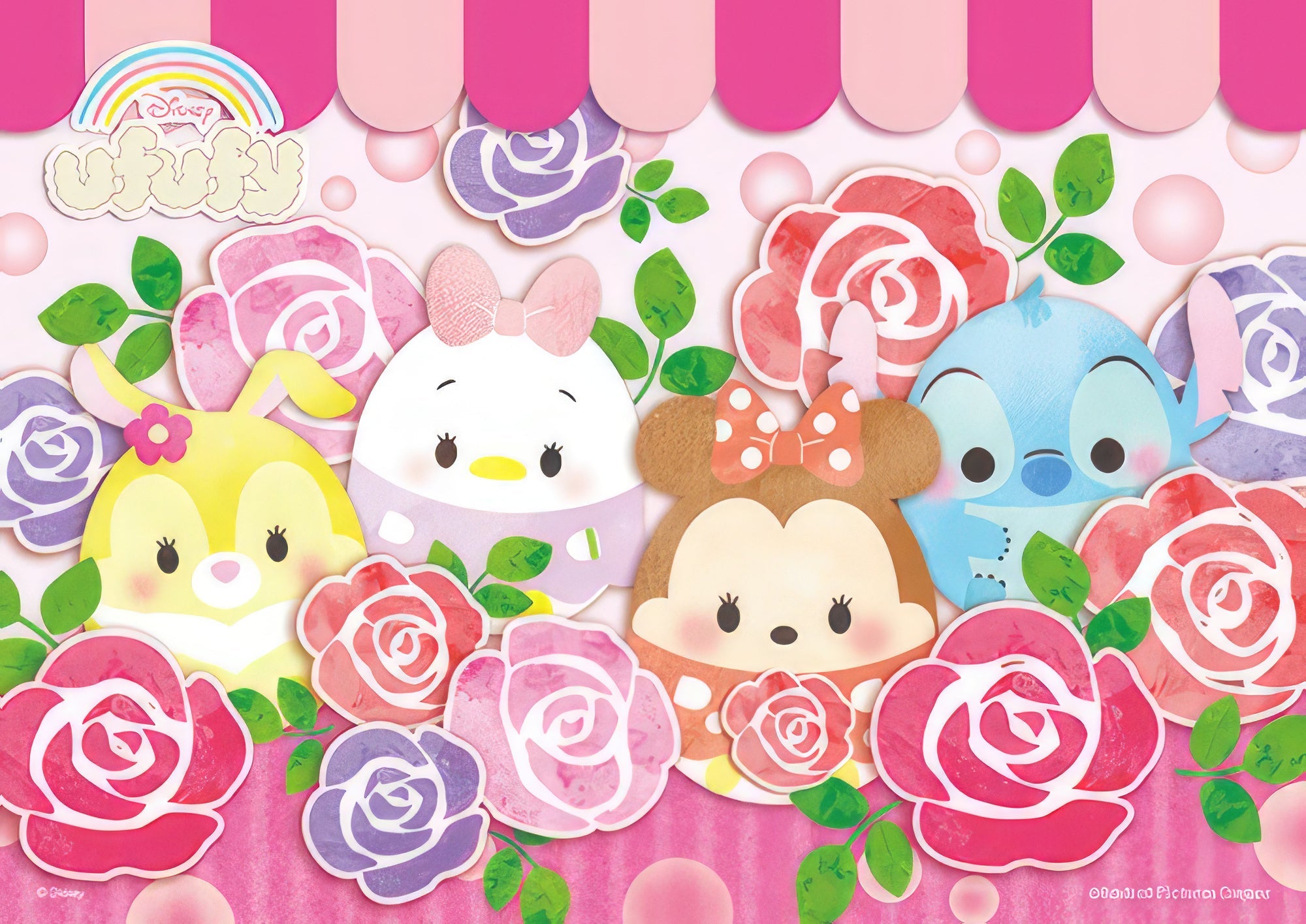 hundred-pictures-hpd0108-299-disney-ufufy-(fruit-and-flower-series)-rose-108-pieces-jigsaw-puzzle