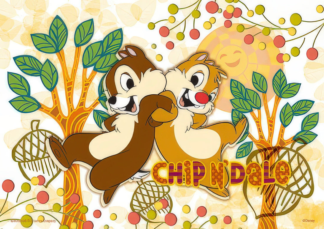 hundred-pictures-hpd0108-315-chip-an'-dale-working-together-108-pieces-jigsaw-puzzle