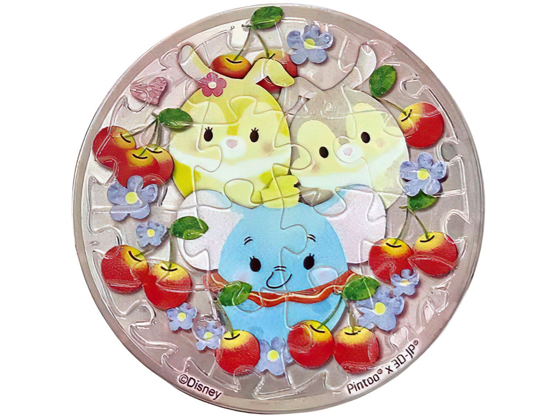 hundred-pictures-hpd0116031-disney-ufufy-(fruit-and-flower-series)-cherry-16-pieces-magnet-puzzle