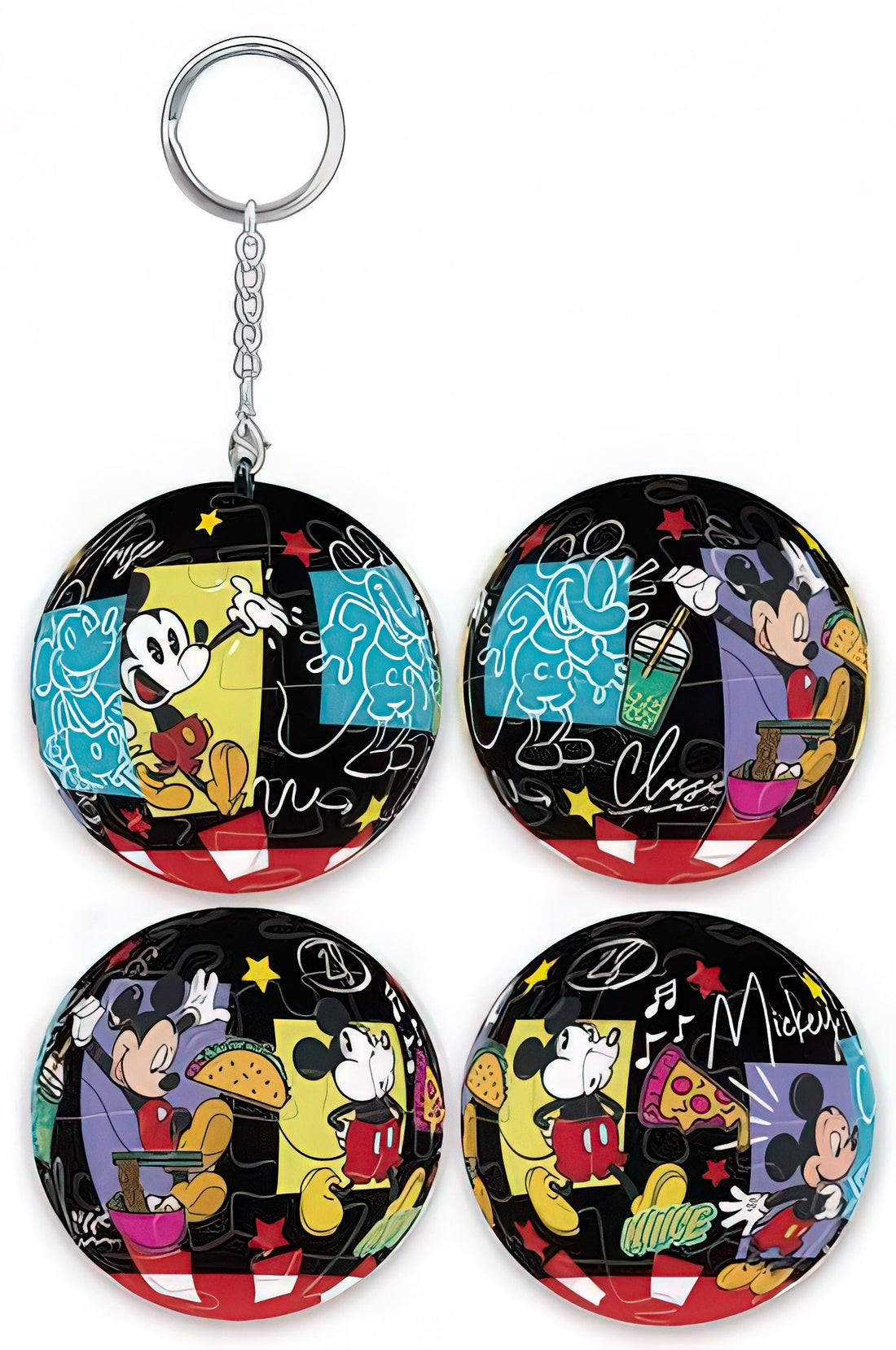 hundred-pictures-hpd0124196-mickey-mouse-&-friends-(18)-24-pieces-keychain-puzzle