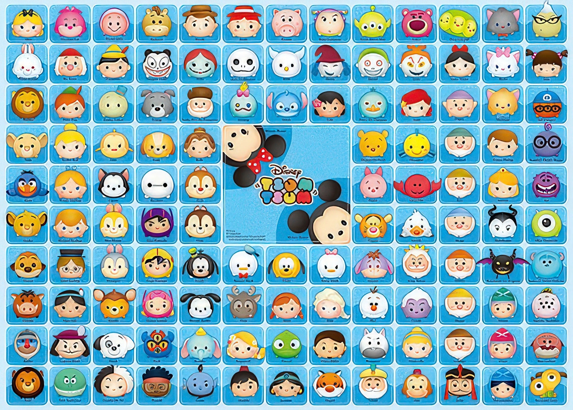 hundred-pictures-hpd01600-008-disney-tsum-tsum-fun-illustrated-book-1600-pieces-jigsaw-puzzle