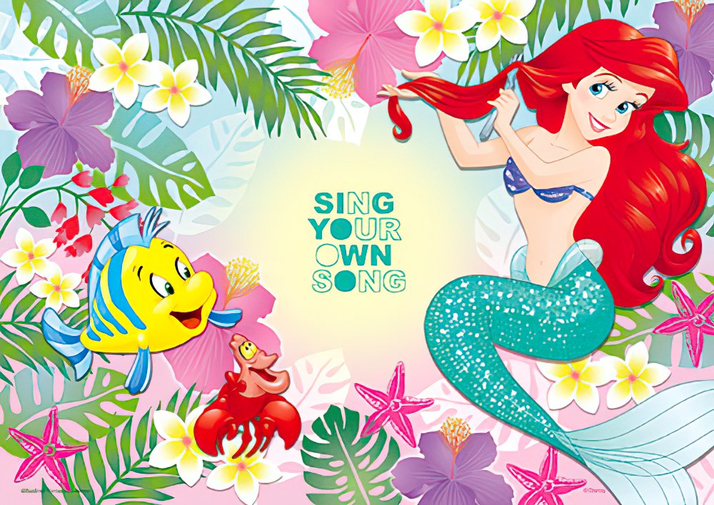 hundred-pictures-hpd0200-034-the-little-mermaid-4-200-pieces-jigsaw-puzzle