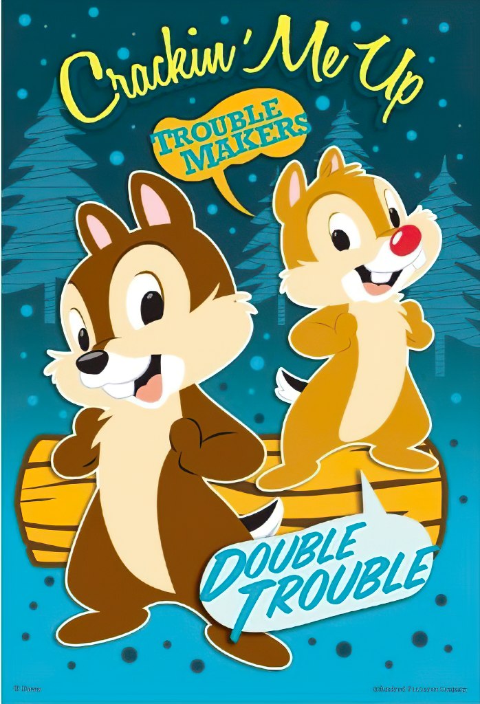 hundred-pictures-hpd030-002-chip-dale-30-pieces-note-puzzle