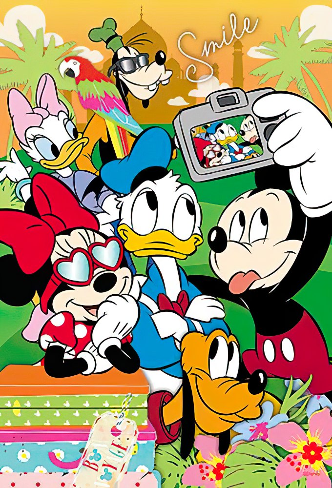 hundred-pictures-hpd0300s-037-mickey-friends-pop-selfie-300-pieces-jigsaw-puzzle