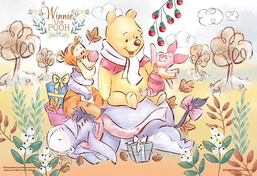 hundred-pictures-hpd0300s-096-winnie-the-pooh-1-300-pieces-jigsaw-puzzle