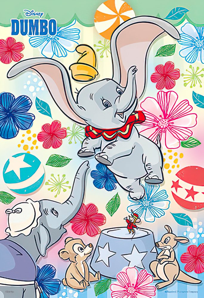 hundred-pictures-hpd0300s-183-dumbo-300-pieces-jigsaw-puzzle