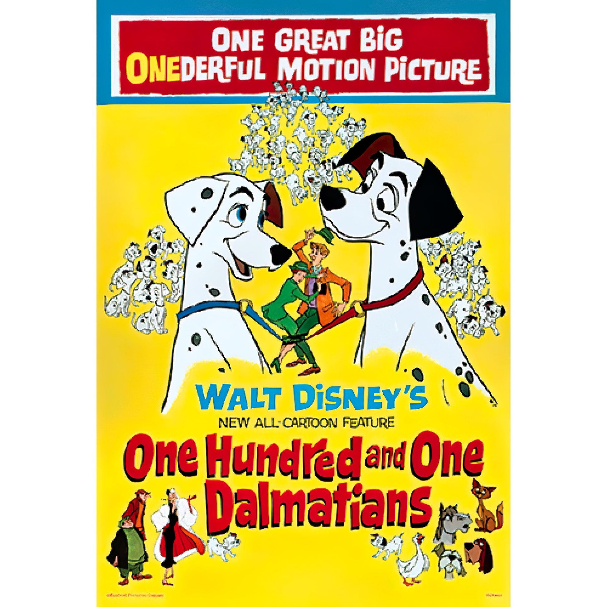 hundred-pictures-hpd0300s-206-101-dalmatians-(collection-poster-series)-300-pieces-jigsaw-puzzle