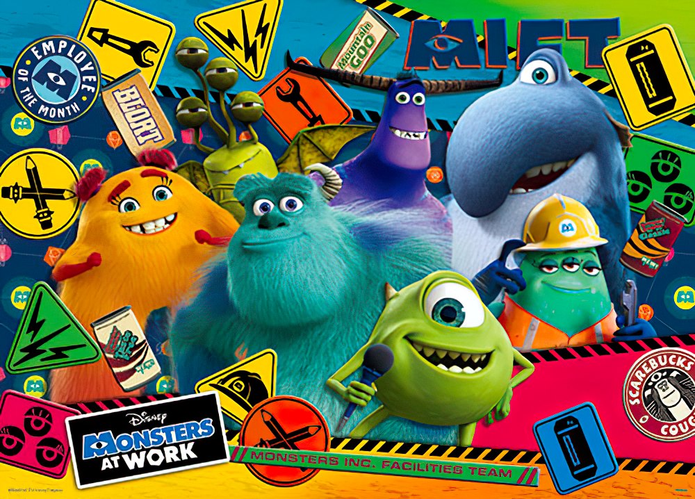 hundred-pictures-hpd0520-153-monsters-inc-monsters-at-work-1-520-pieces-jigsaw-puzzle