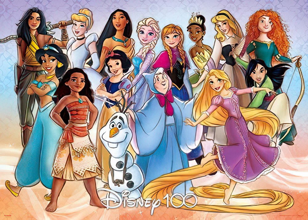 hundred-pictures-hpd0520-169-disney-(disney-100th-celebration)-princess-gathering-520-pieces-jigsaw-puzzle