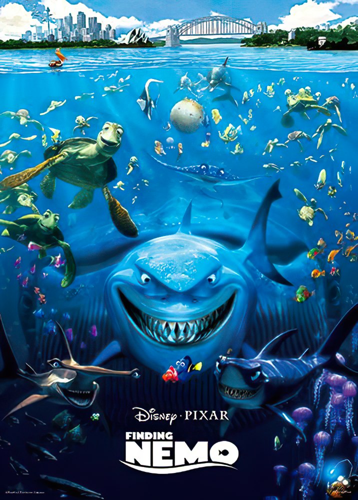 hundred-pictures-hpd0520-171-finding-nemo-(collection-poster-series)-520-pieces-jigsaw-puzzle