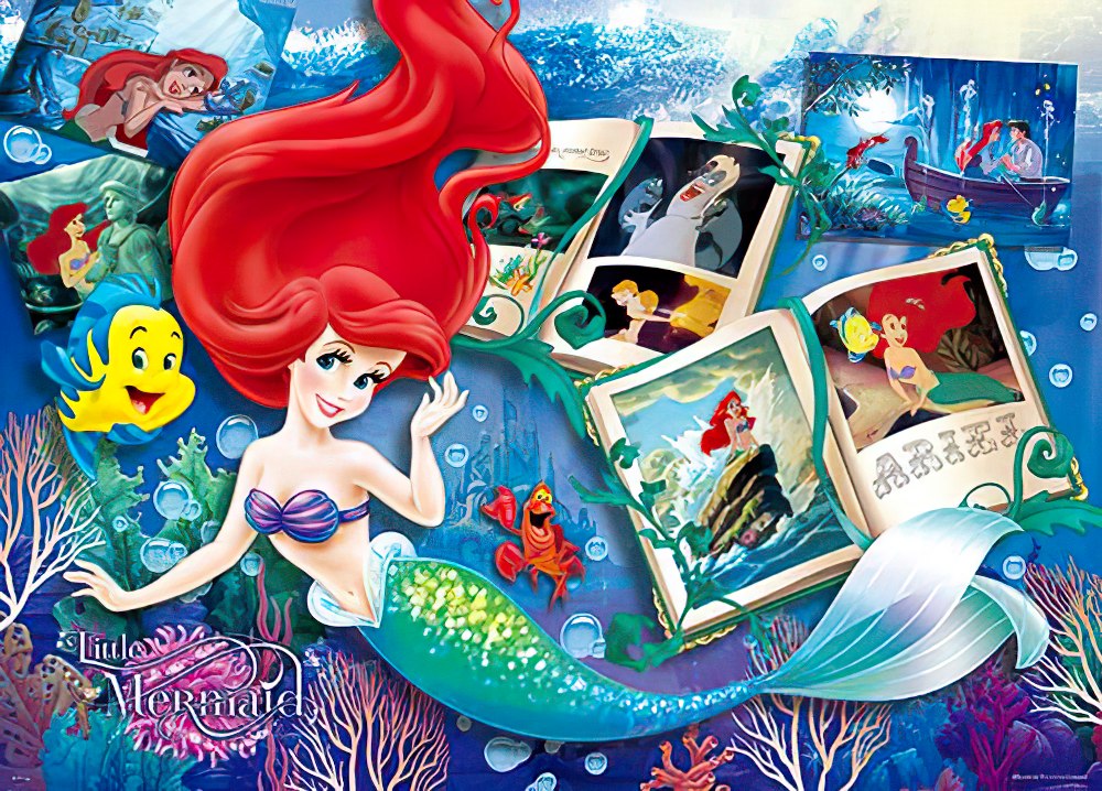 hundred-pictures-hpd0520-176-the-little-mermaid-520-pieces-jigsaw-puzzle