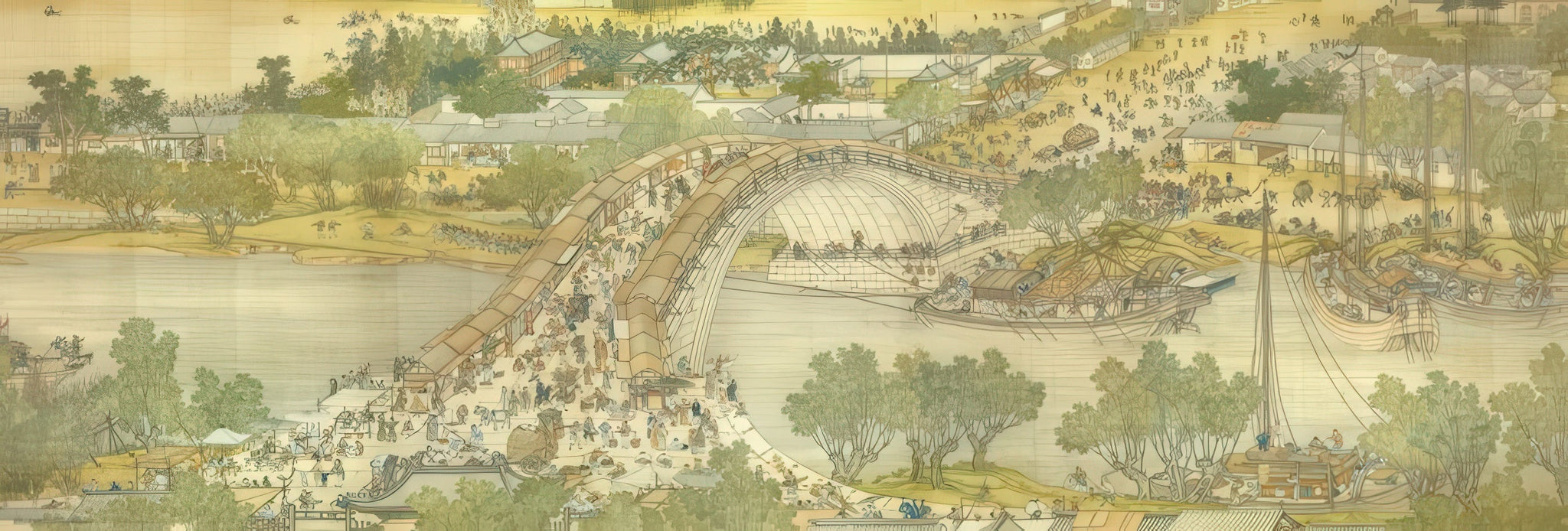 hundred-pictures-hpn01008-005-qing-dynasty,-along-the-river-during-the-qingming-festival-(5)-1000-pieces-jigsaw-puzzle