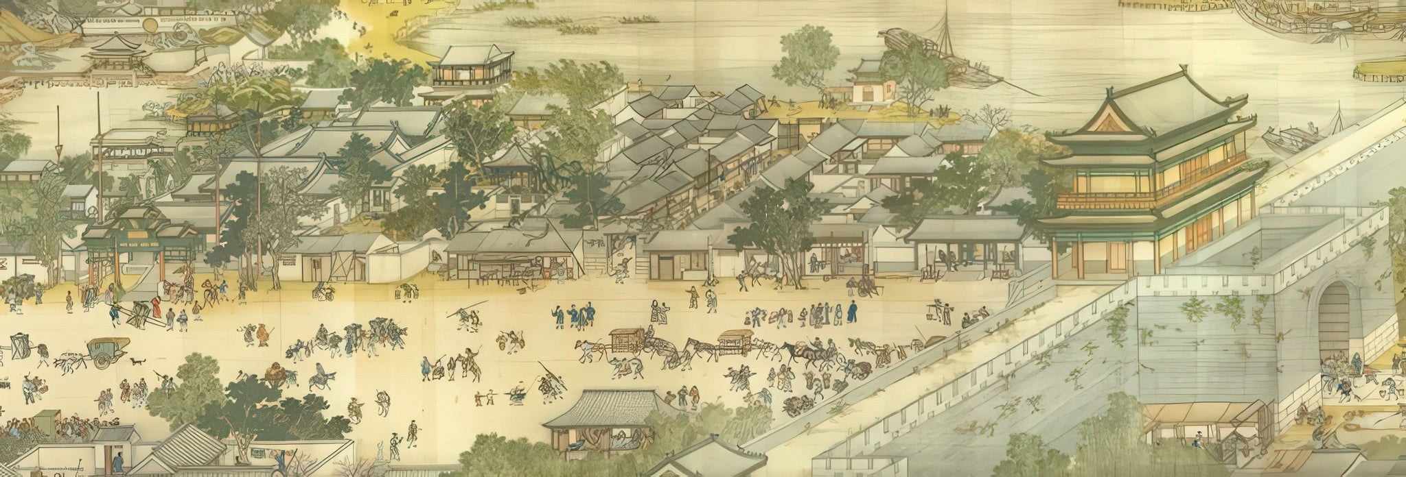 hundred-pictures-hpn01008-007-qing-dynasty,-along-the-river-during-the-qingming-festival-(7)-1000-pieces-jigsaw-puzzle