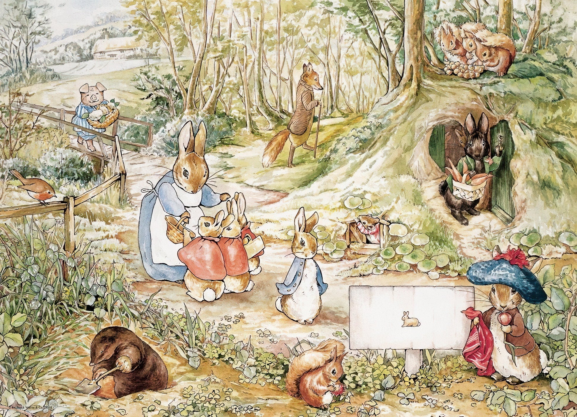 jumbo-19480-peter-rabbit-woodland-1000-pieces-jigsaw-puzzle