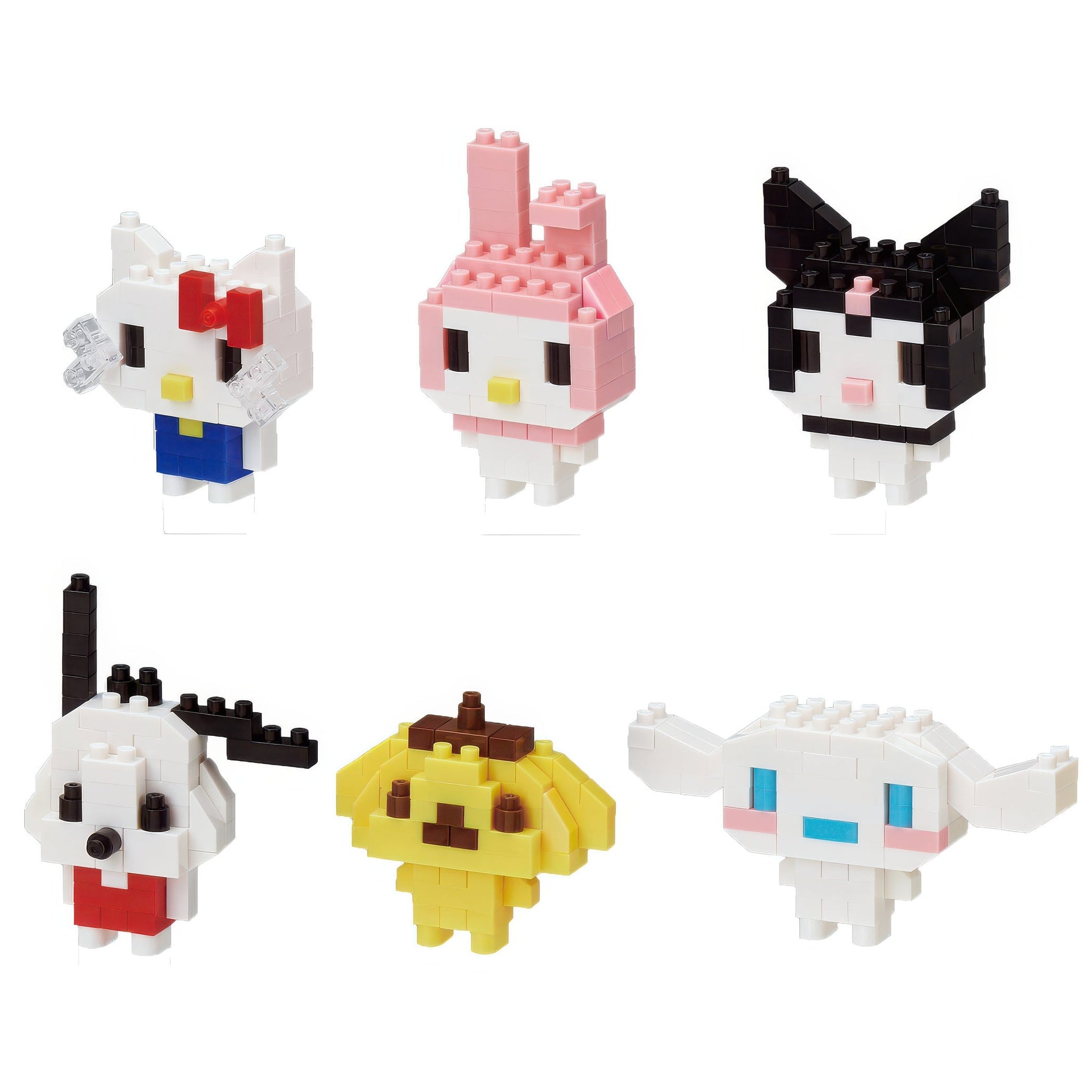 kawada-nbmc-04-mini-nanoblock:-sanrio-characters-multipack-6-mini-block