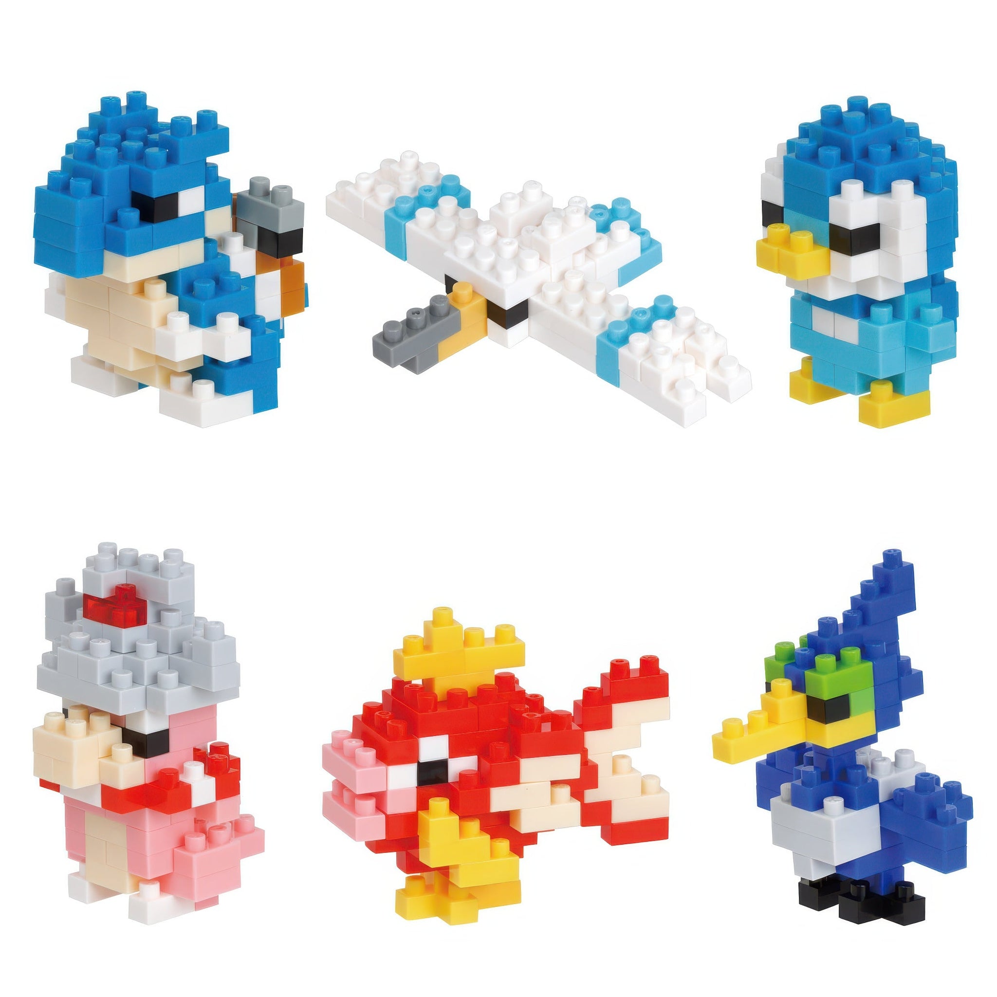 kawada-nbmc-16-mini-nanoblock:-pokémon-type:-water-multipack-6-mini-block