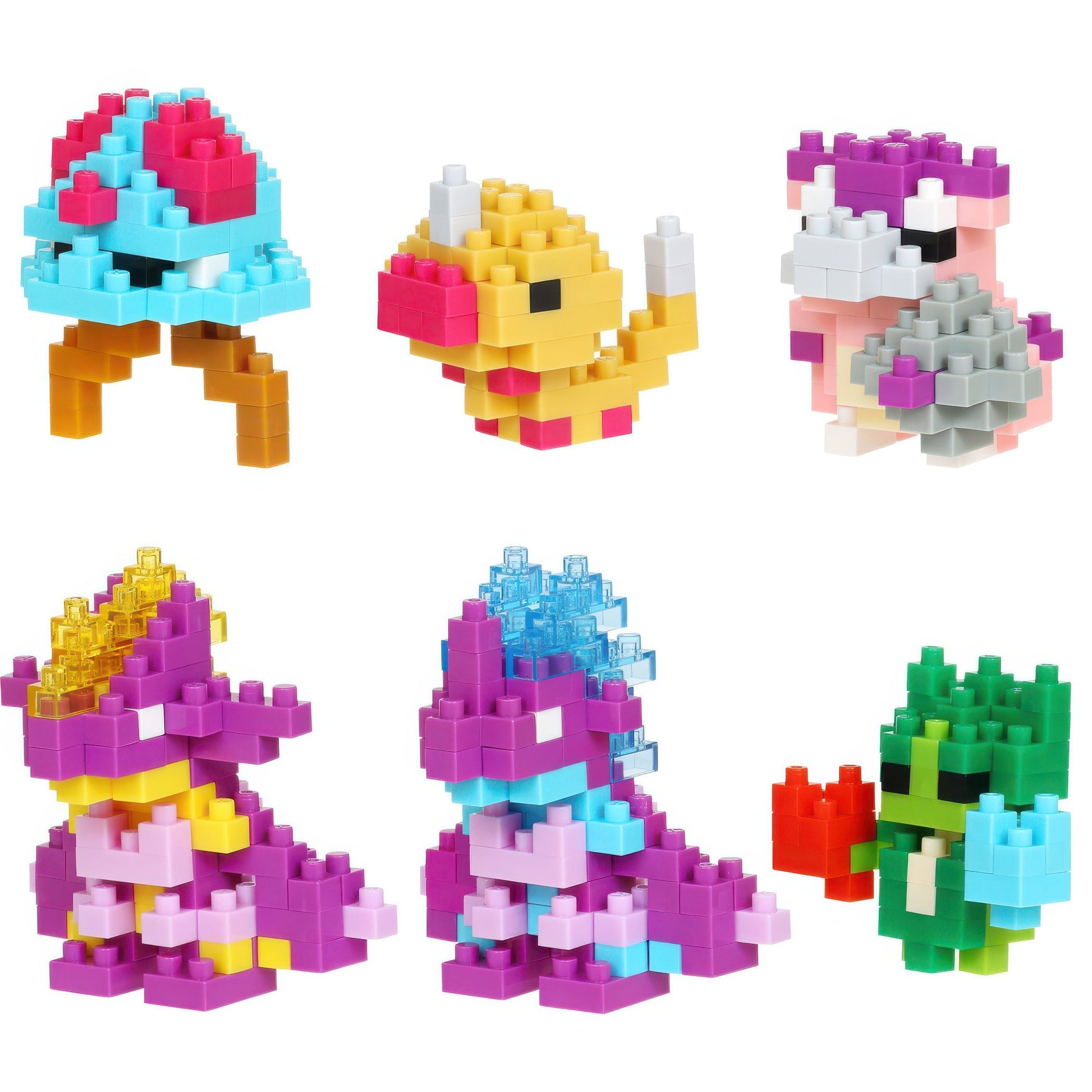 kawada-nbmc-43-mini-nanoblock:-pokémon-type:-poison-multipack-6-mini-block