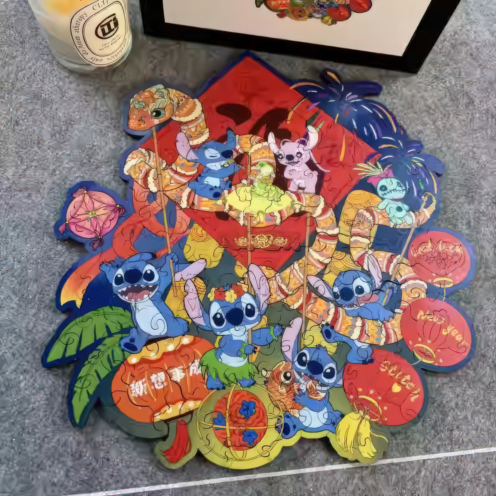 kefeini-500712-lilo-stitch-new-year-stitch-pieces-wooden-jigsaw-puzzle