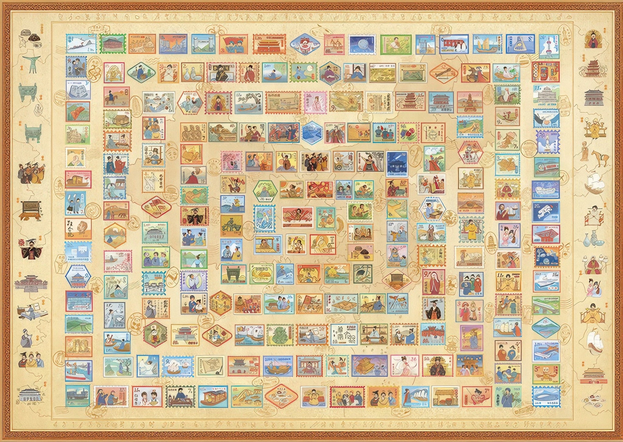 momibook-01763-01-five-thousand-years-of-history-2000-pieces-jigsaw-puzzle