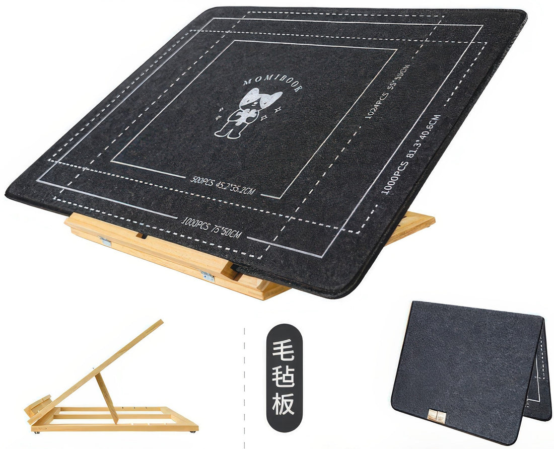 momibook-09232-dark-gray-felt-board-with-stand-puzzle-board-+-bracket