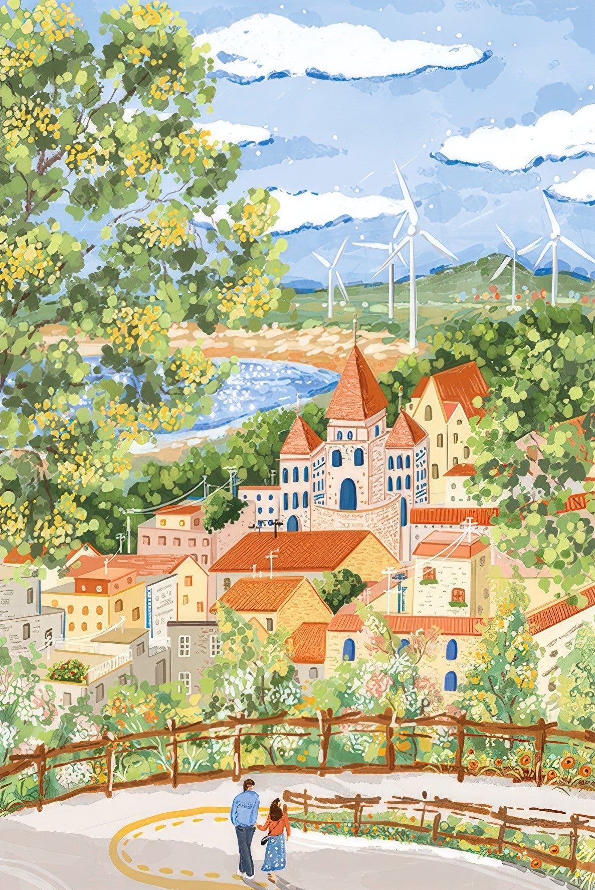 momibook-25131-01-let's-go-for-a-walk-1000-pieces-jigsaw-puzzle