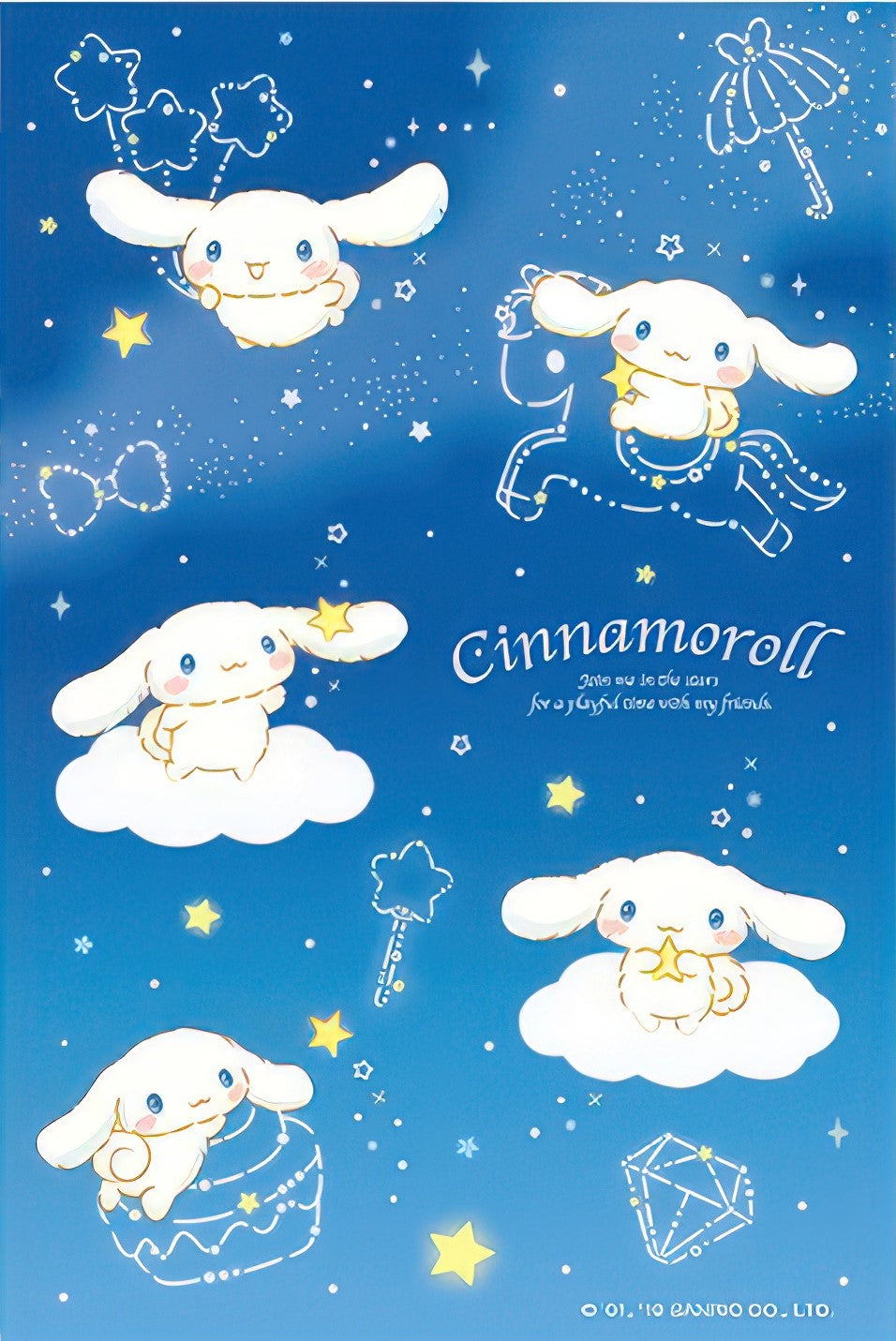 momibook-89911-01-cinnamoroll-dreamy-starry-sky-150-pieces-postcard-puzzle-+-frame-set
